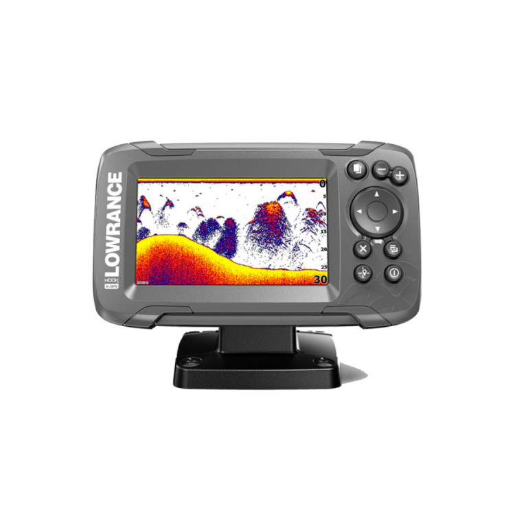 Эхолот с GPS Lowrance HOOK2-4x с датчиком Bullet