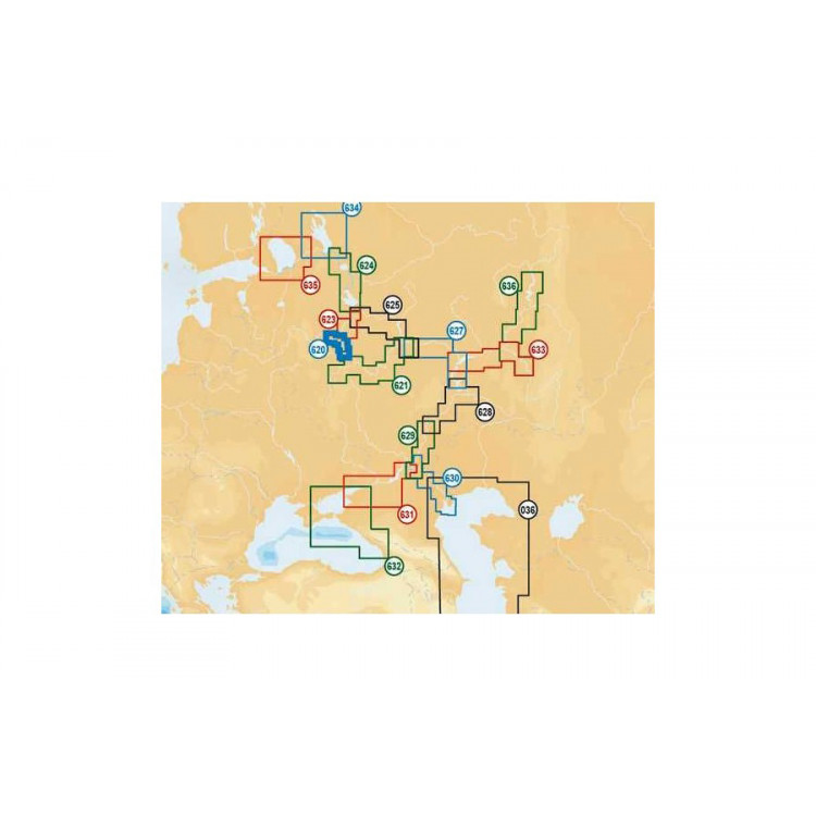 Карта Navionics Gold 5G620S2 Канал имени Москвы