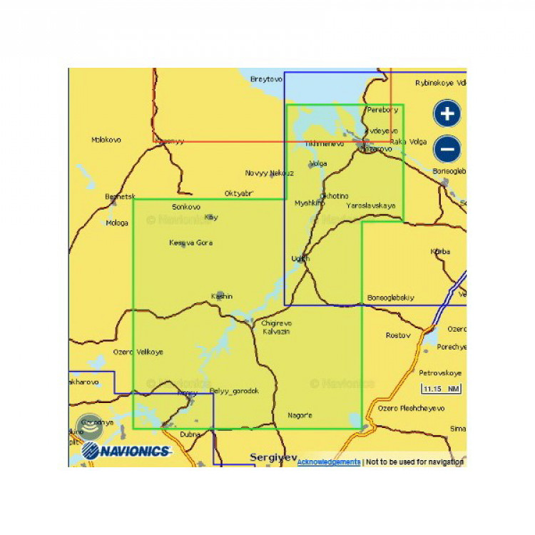 Карта Navionics Gold 5G623S2 Рыбинское, Угличское вдхр