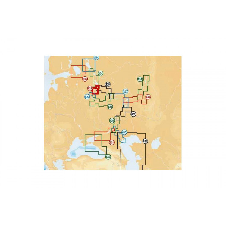 Карта Navionics Gold 5G623S2 Рыбинское, Угличское вдхр