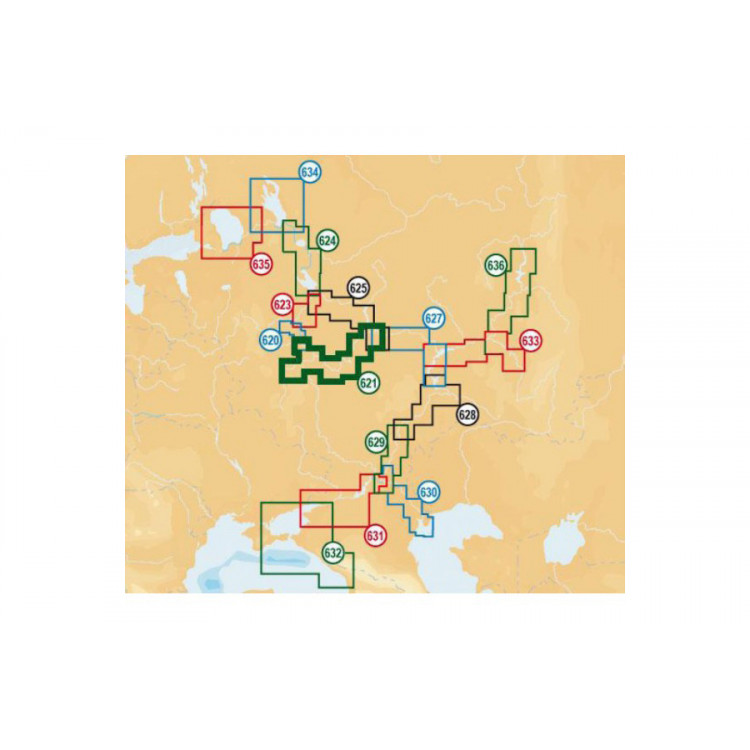 Карта Navionics Gold 5G634S2 Онежское озеро