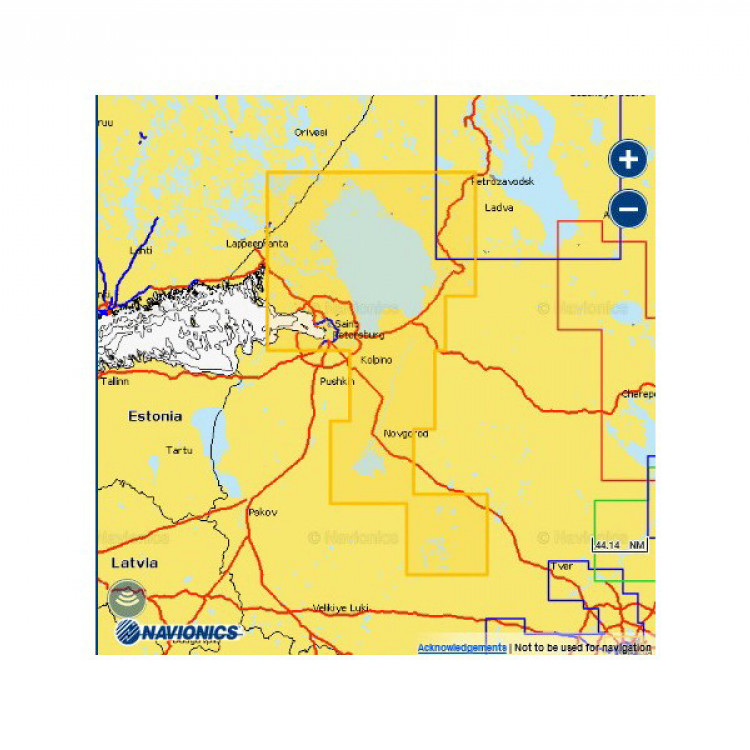 Карта Navionics Gold 5G635S2 Ладожское озеро