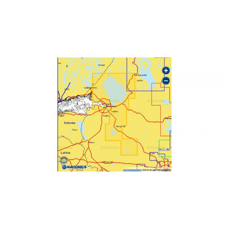 Карта Navionics Gold 5G635S2 Ладожское озеро